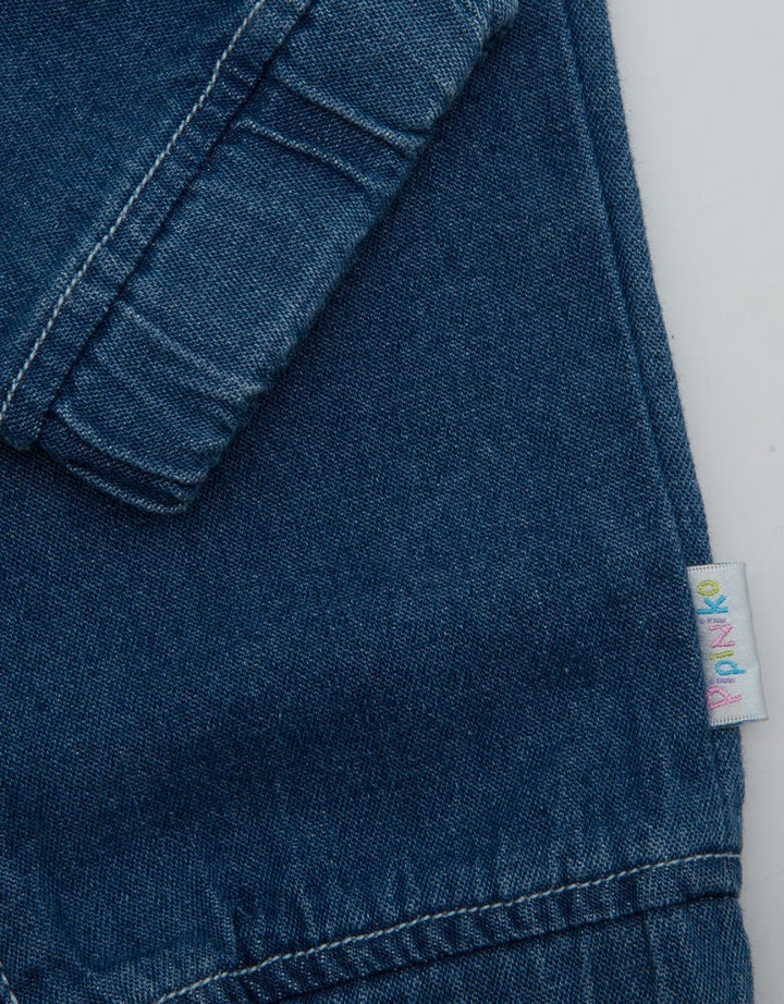 Pipiniko Unisex Denim Tie Dye Celana Jogger Bayi