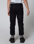 Little M Long Pants Woven Jogger Rib Non St