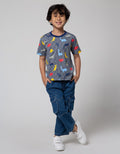 Little M Cargo Pocket Celana Denim Anak Laki-laki
