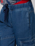 Little M Cargo Pocket Celana Denim Anak Laki-laki