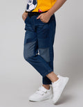 Little M Long Denim Reguler Cut N Sewn Rib