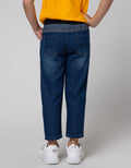 Little M Long Denim Reguler Cut N Sewn Rib