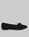 St. Yves Buckle Ribb Sepatu Flat Wanita