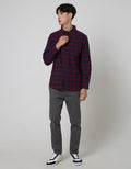 Cole Check Woven Kemeja Pria