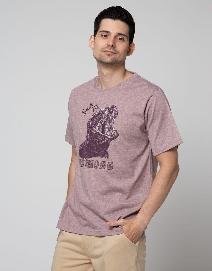 T Zone Indo Theme Animals Kaos Pria