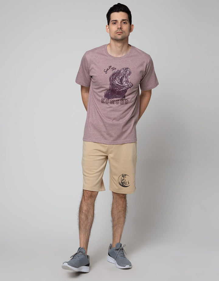 T Zone Indo Theme Animals Kaos Pria