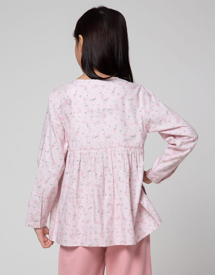Aero Long Sleeve Shirt Bottom Pleated Rubber Sleeves