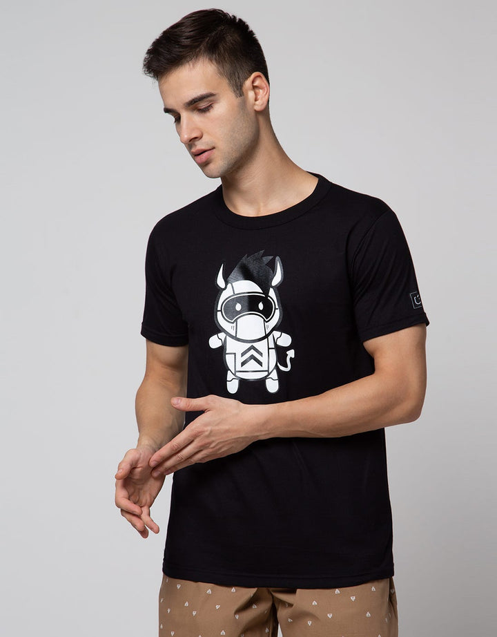 T Zone Upshot Ikon Kaos Casual Pria