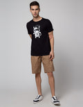 T Zone Upshot Ikon Kaos Casual Pria