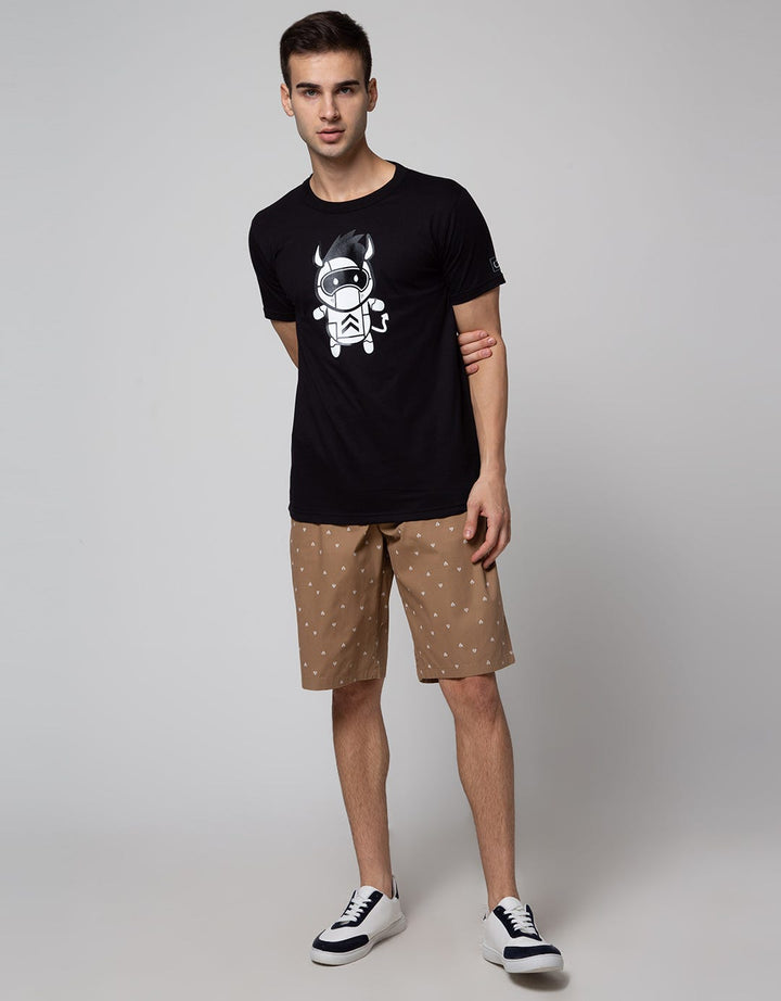 T Zone Upshot Ikon Kaos Casual Pria