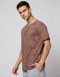 T Zone Short Sleeve T-Shirt Fullprint Theme Freehand Painting