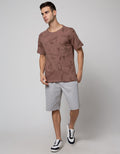 T Zone Short Sleeve T-Shirt Fullprint Theme Freehand Painting