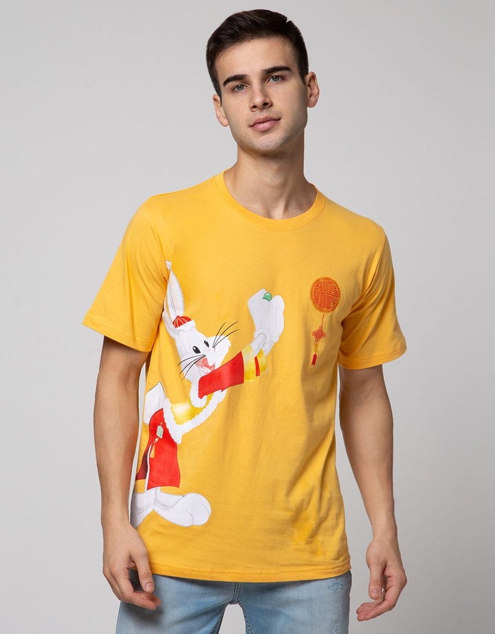 T Zone Bugs Bunny 2 CNY Collection 2023 Kaos Pria