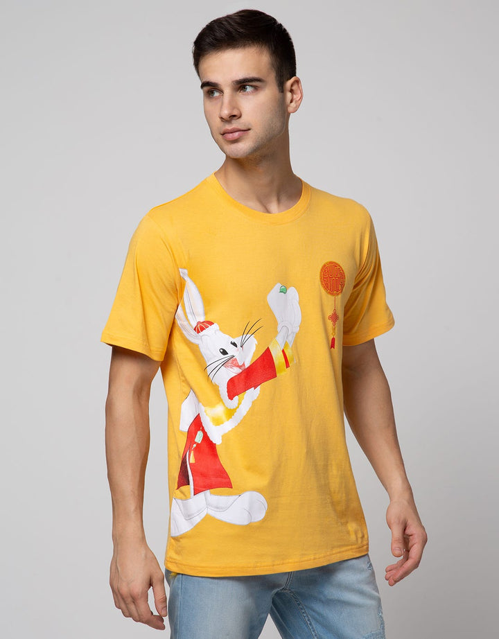 T Zone Bugs Bunny 2 CNY Collection 2023 Kaos Pria