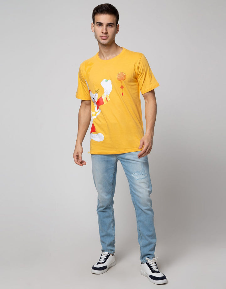 T Zone Bugs Bunny 2 CNY Collection 2023 Kaos Pria