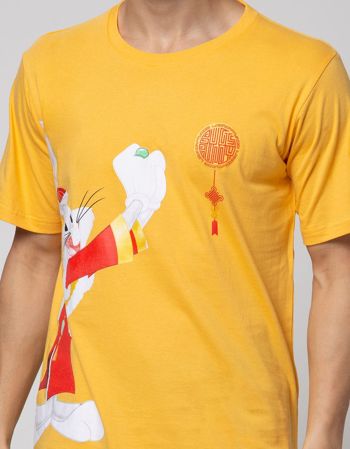 T Zone Bugs Bunny 2 CNY Collection 2023 Kaos Pria