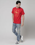 T Zone Short Sleeve T-Shirt Print Cny 2023 Square Rabbit