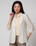 Connexion Blazer Linen Print