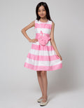 Kidz Too Midi Dress Stripe Tas Bunny Kuping