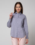 Nevada Tape Stripe Kemeja Wanita