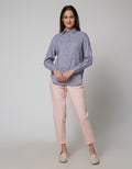 Nevada Tape Stripe Kemeja Wanita