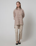 Nevada Long Shirt Top Check