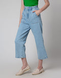 Nevada Paperbag Denim Celana Panjang Wanita