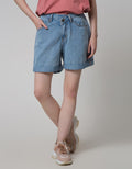 Nevada Denim Short Pants Mismatched