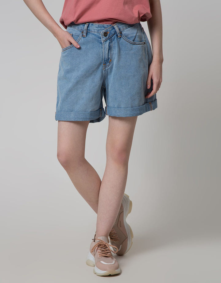 Nevada Denim Short Pants Mismatched