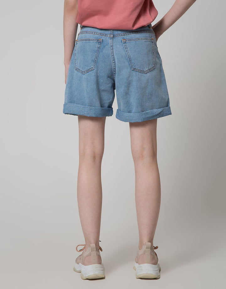 Nevada Denim Short Pants Mismatched