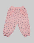 Nevada Minnie Print Celana Jogger Anak Perempuan