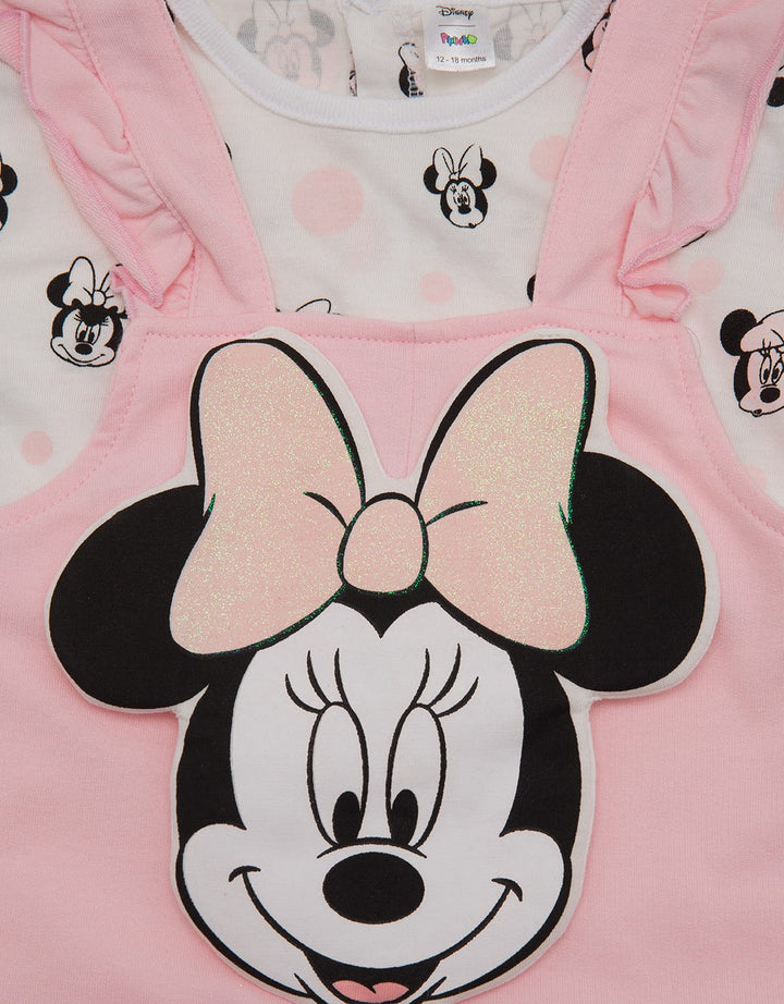 Disney Overall Short Sleeve Minnie