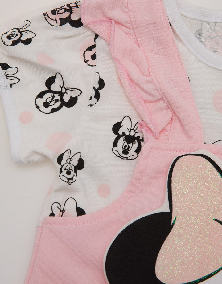 Disney Overall Short Sleeve Minnie