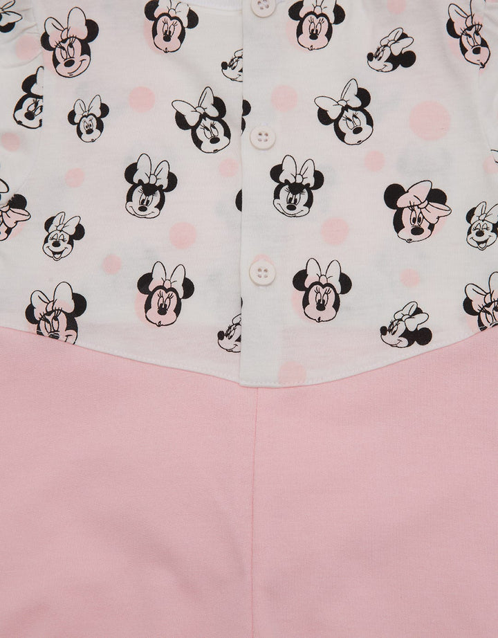 Disney Overall Short Sleeve Minnie
