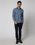 Cole Long Sleeve Shirt Texture Slim