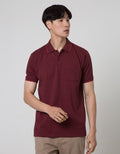 Cole Short Sleeve Polo Shirt Fider Jaquard Collar