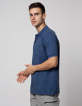 Cole Short Sleeve Polo Shirt Polostr Fider Jaquard Collar