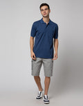 Cole Short Sleeve Polo Shirt Polostr Fider Jaquard Collar