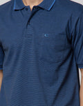 Cole Short Sleeve Polo Shirt Polostr Fider Jaquard Collar