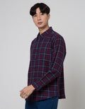 Cole Long Sleeve Shirt Med Check 1 Pocket