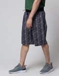 Nevada Short Pants Rib Bottom Geometric Print