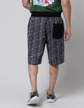 Nevada Short Pants Rib Bottom Geometric Print