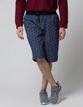 Nevada Short Pants Rib Bottom Print Geometric
