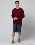 Nevada Short Pants Rib Bottom Print Geometric