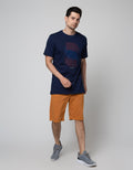 Nevada Short Pants Knit Zip With Stopper