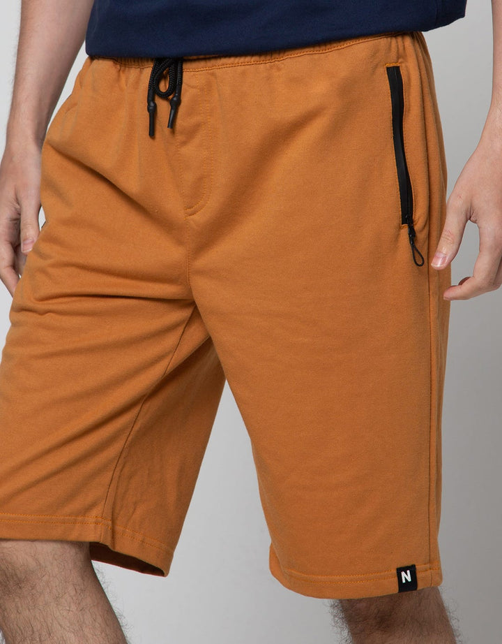 Nevada Short Pants Knit Zip With Stopper