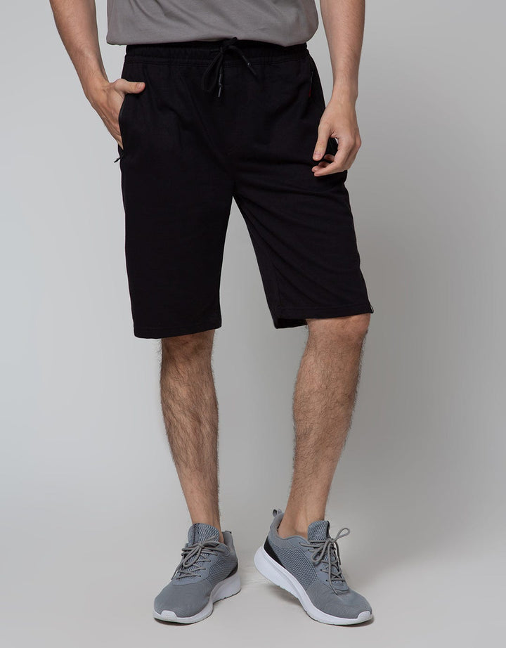 Nevada Short Pants Knit Zip With Stopper