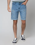 Nevada Ripped Denim Men's Shorts