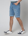 Nevada Ripped Denim Men's Shorts