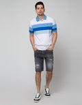 Nevada Denim Short Pants Slim Ripped Fashion